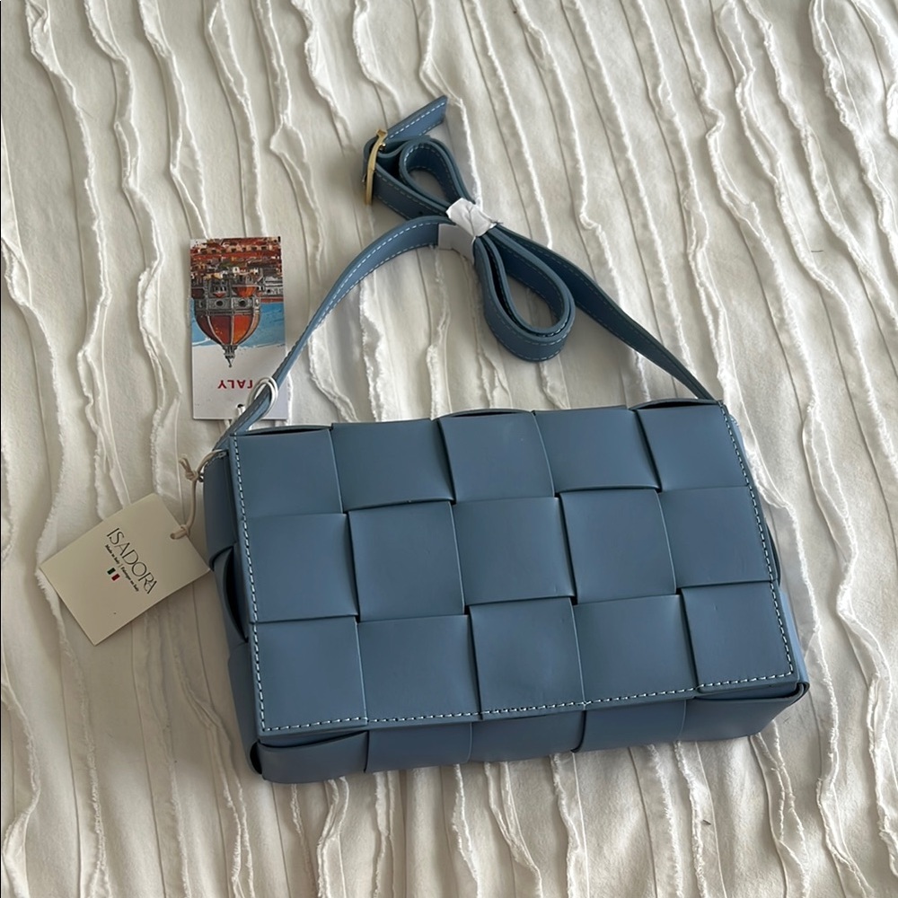 Isadora Woven Crossbody Bag
